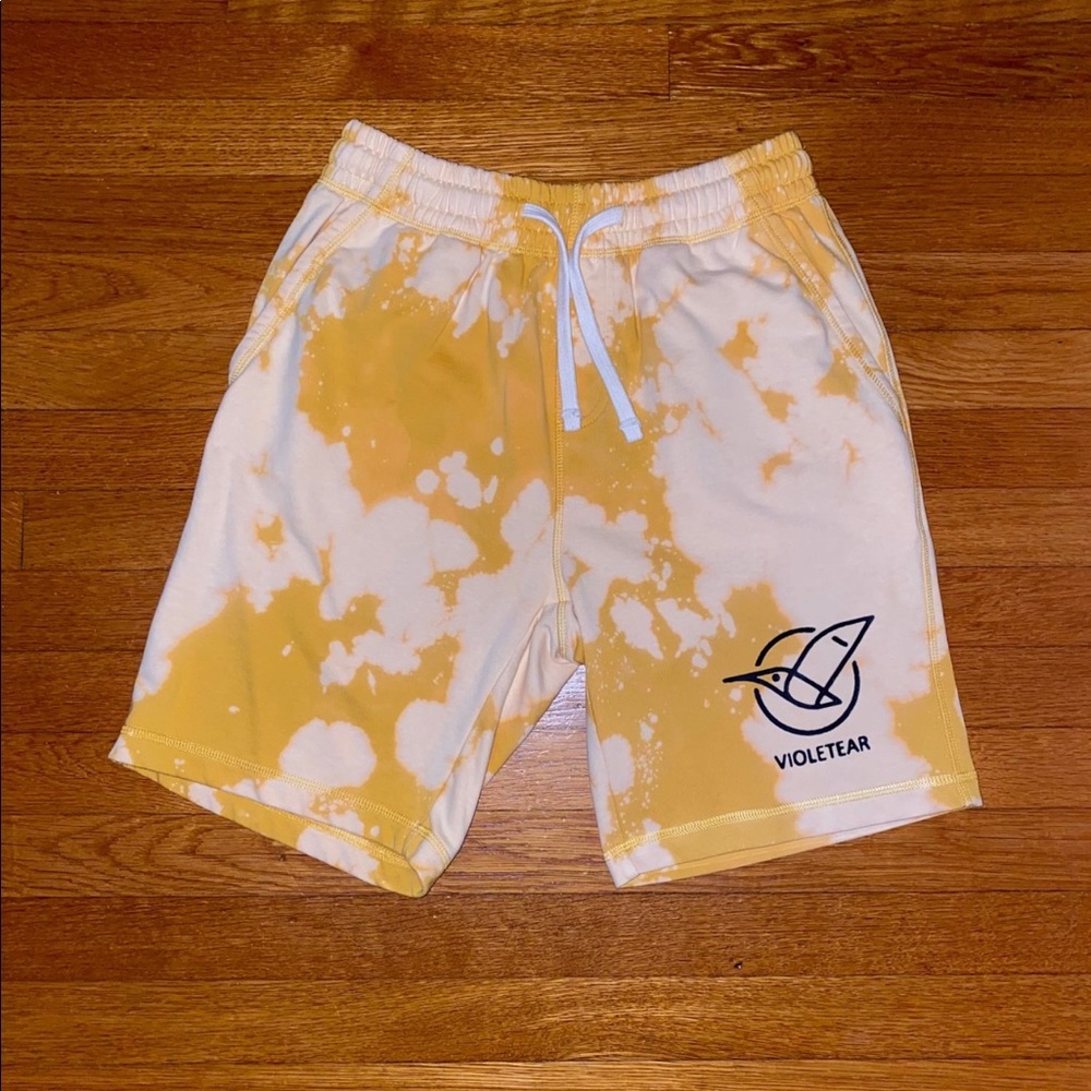 Violetear custom bleach dyed sweatshorts